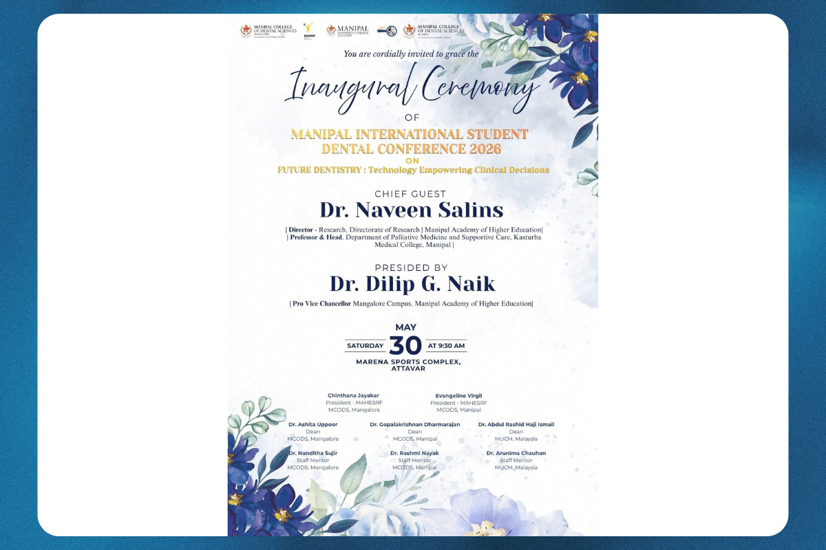 Manipal International Student Dental Conference 2026 