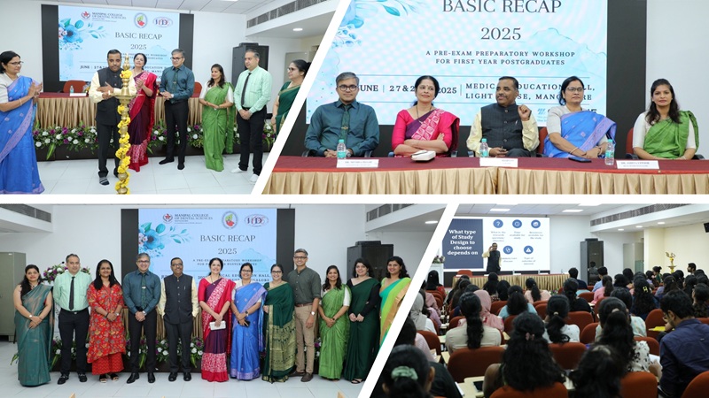 Department of Conservative Dentistry and Endodontics, MCODS Mangalore, Hosted “Basic Recap 2025” Workshop