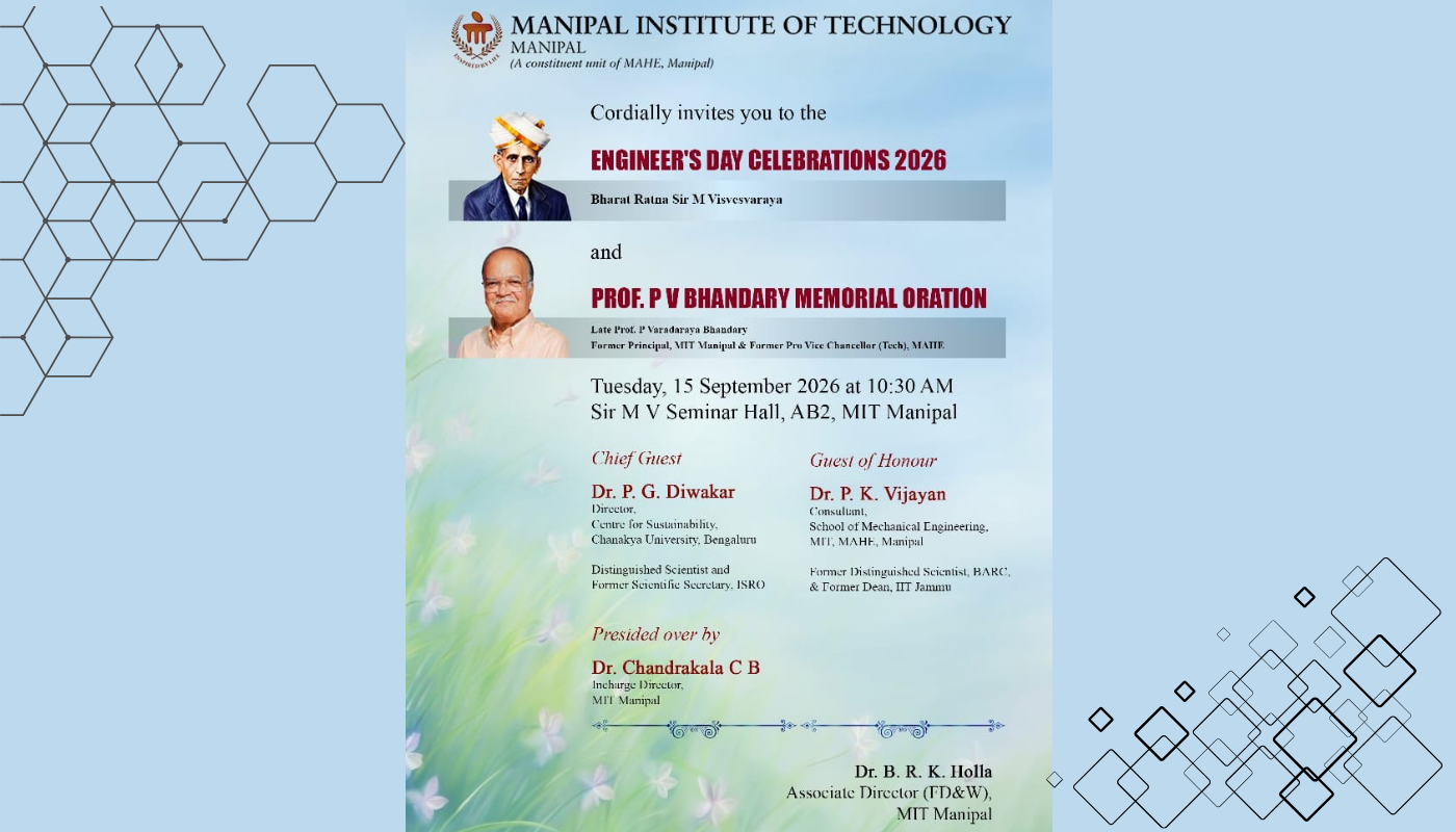 Engineers’ Day Celebrations 2026 | MIT Manipal