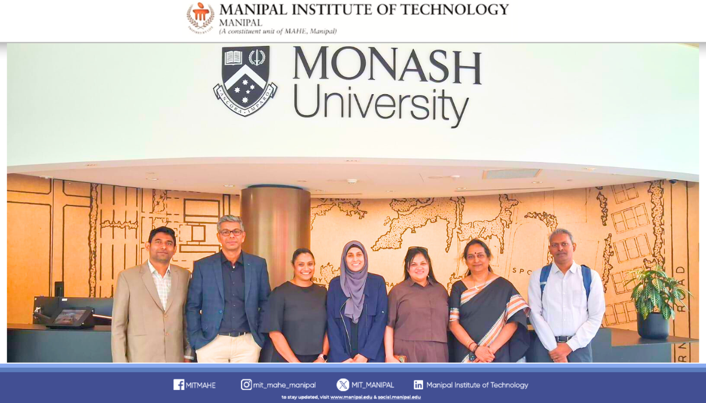 MIT Manipal Signs 2+2 Dual-Degree Agreement with Monash University, Australia